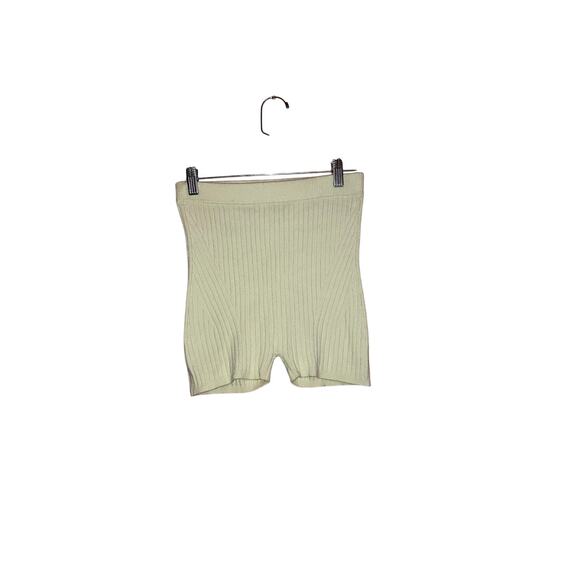 PINK Victoria's Secret Pants - PINK Victoria’s Secret High Rise Ribbed Lounge Knit Shorts Cream Size XS